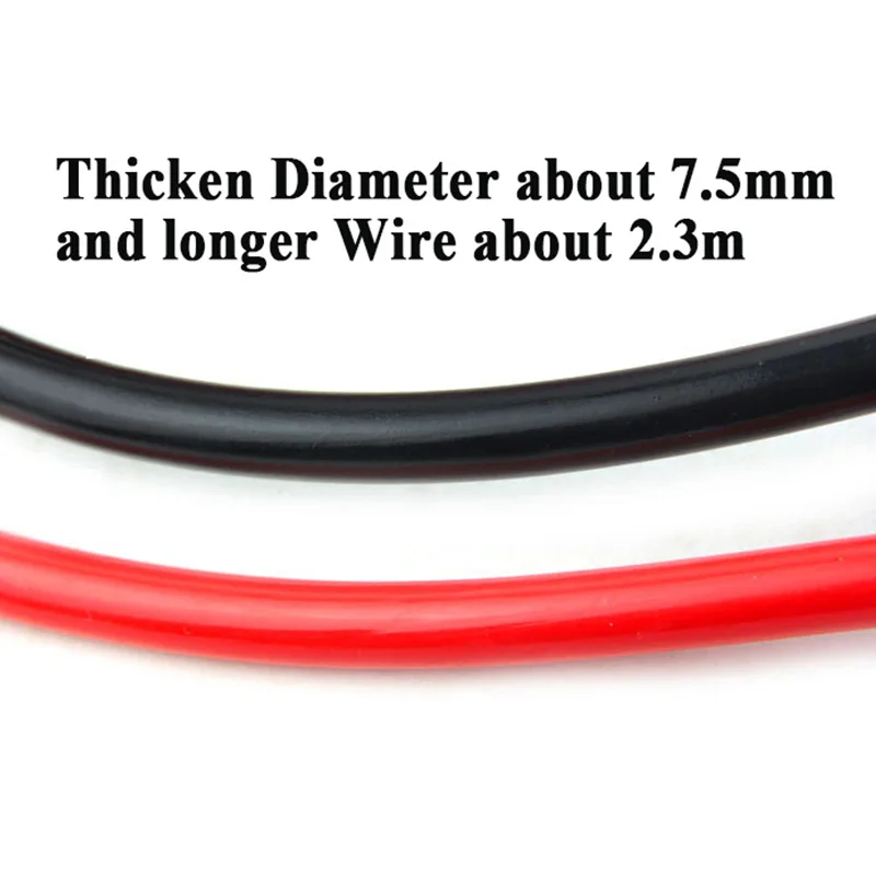 2 unids/set SEEYULE 500AMP Cable de refuerzo línea de batería de coche camión fuera de carretera Auto coche saltar Cables Cable de batería Universal