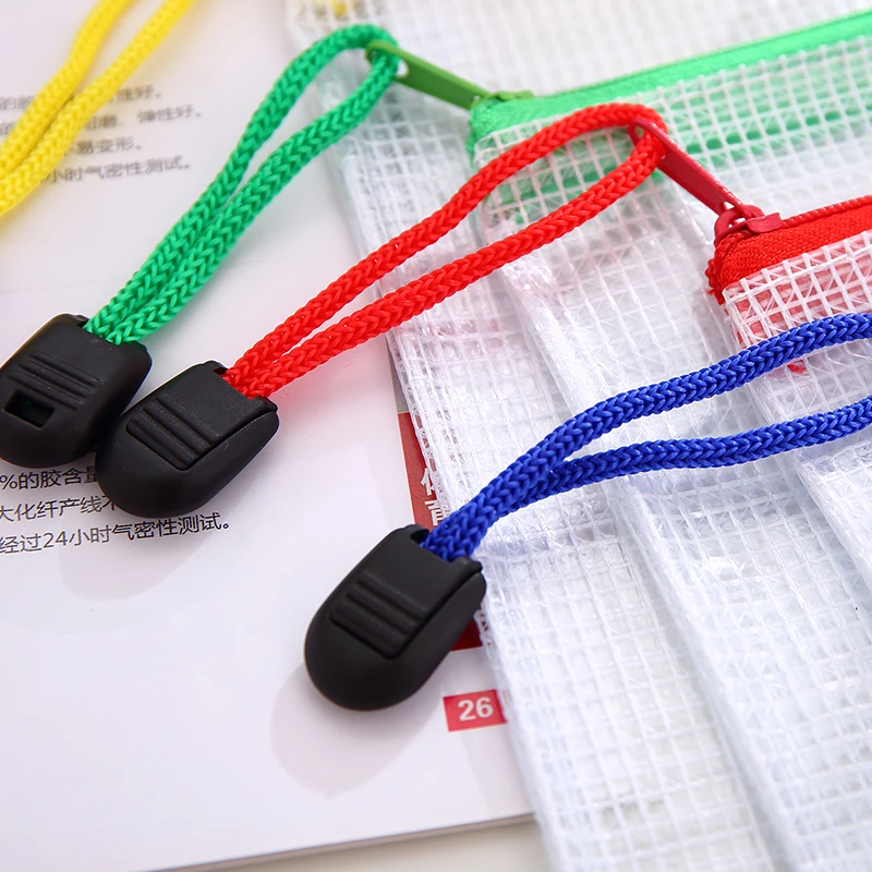 Bolsa de Artigos de Papelaria do Estudante Bolsa de Documentos Atacado Grade Pvc Zip Deli5654 Frete Grátis 50 Pcs a4 4 documentos pvc zip Deli5654 frete grátis
