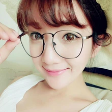 Viodream simples espelho afluxo de grandes homens peso leve frames Do Vintage óculos redondos óculos de armação oculos de grau mulheres Frete Grátis