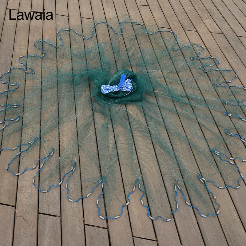 

Lawaia Hand Throw Network USA Cast Nets Fly Hunting Catch Fishing Net High Strength Fly Fishing Net High Strength