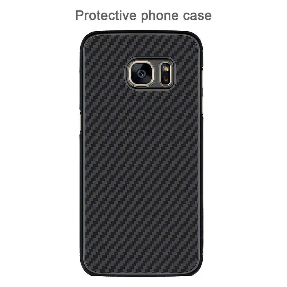 

8pcs Carbon Fiber Ultra-light Synthetic Fiber Protective Case Cover Shell For Samsung Galaxy S7