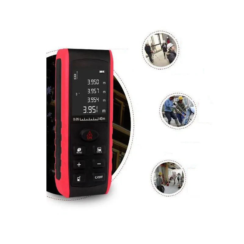 

Handheld laser rangefinder anti-display screen precision laser rangefinder high-precision instrumentation ruler test tool 40m