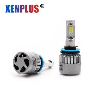 

Xenplus 1 year Warranty Auto head lamp Led H11 H7 H4 H1 H3 H13 Hi/Lo HB3/9005 9006/HB4 9007/HB5 COB Chip Car headlight fog light