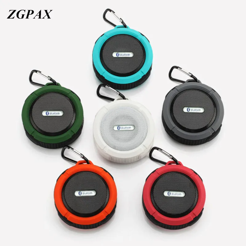 

ZGPAX Portable Waterproof Outdoor Wireless Car Bluetooth Speaker C6 bluetooth for Phone xiao mi MP3 MP4 Hua wei Sam sung L G