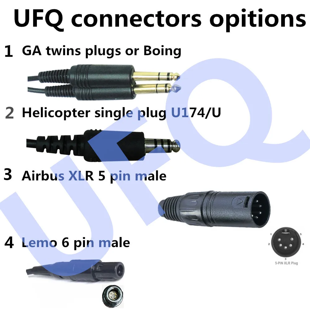 UFQ ANR L2 Hi-Lite в ухо авиационная гарнитура-по сравнению с XXXX Proxxxxxt только 175g супер-светильник с четкой связью отличный звук quali