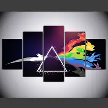 Freies verschiffen neue 5 panel große HD gedruckt abstrakte öl malerei cartoon tiere wohnkultur wandkunst bilder für wohnzimmer zimmer