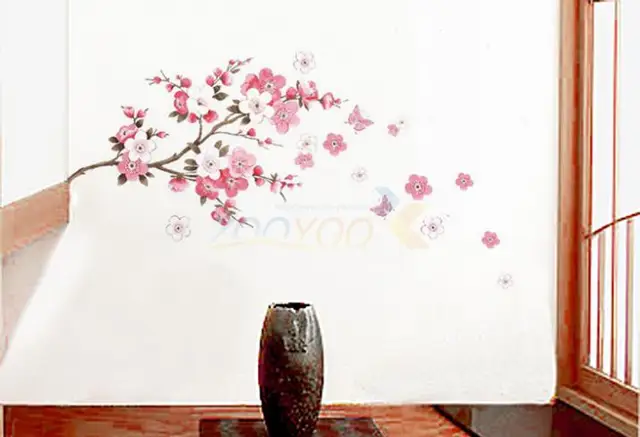 aliexpress : buy small sakura flower wall stickers bedroom room