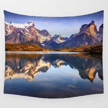 

Hot sale Pretty scenery pattern pretty tapestries Wall Hanging Printed home decoration tapestry sea beach pattern tapestry