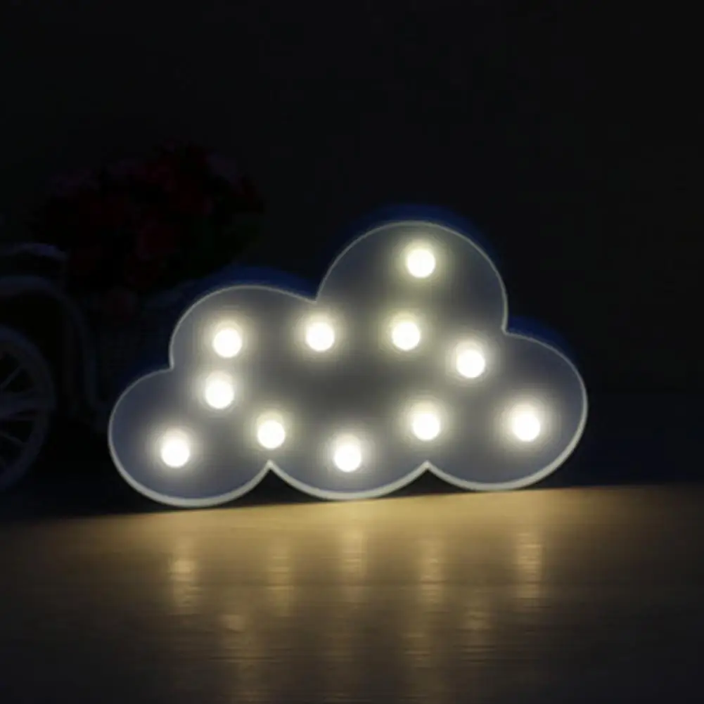 Clouds Blue Светодиодный ночник, настольная лампа, светящаяся лампа, единорог, фламинго, Сказочная лампа, уличная гирлянда, рождественские, для дома, вечерние, романтическое украшение - Цвет: Clouds Blue