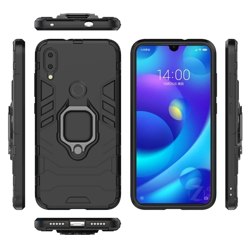 

Car Mount Holder Case Metal Ring Stand Magnetic Cover for Xiaomi 5X 6X Max 2 Max 3 Mi Play Mi 9 Pocophone F1