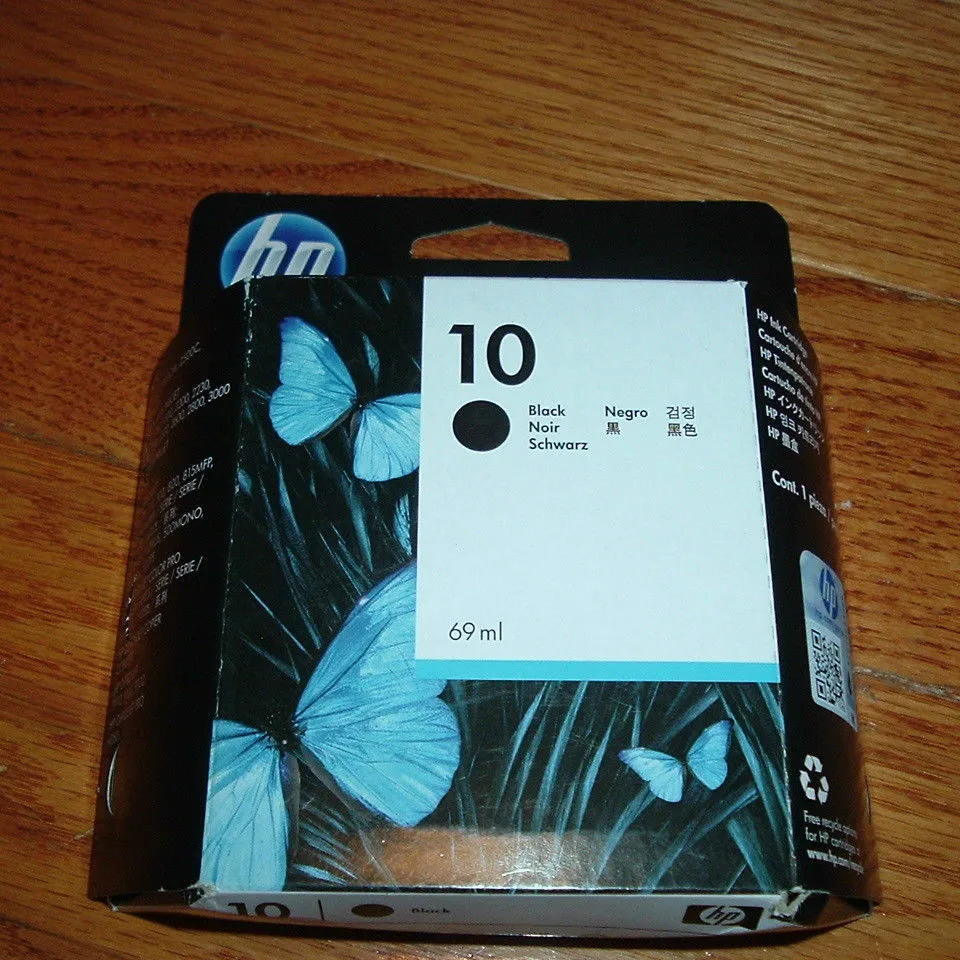 

Original and Expired C4844A Black Ink Cartridge for HP 10 for HP 2500 2000 HP Business InkJet 1000 1100 1200 2300