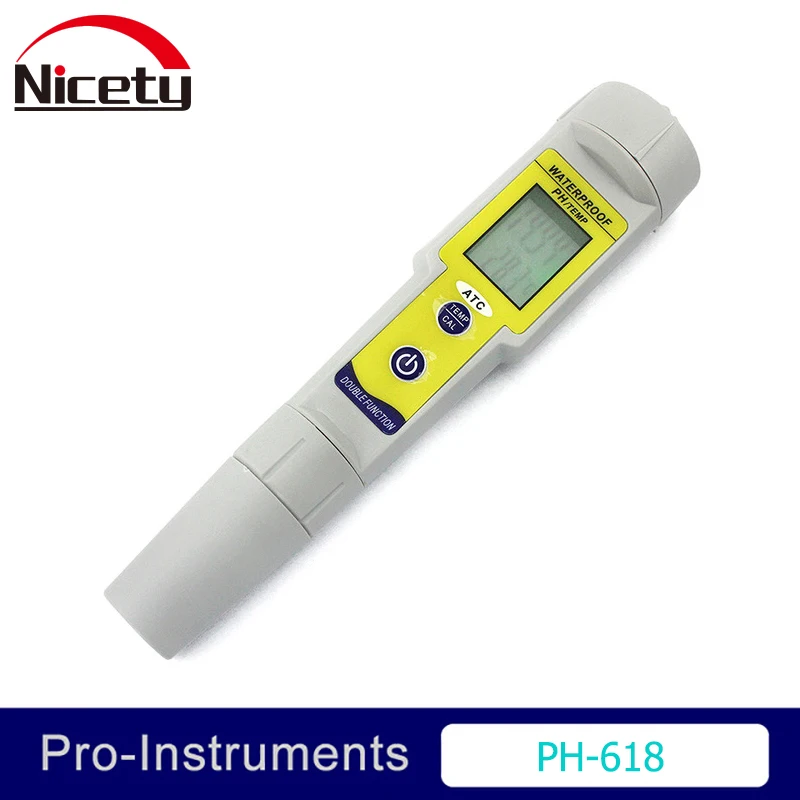 

PH-618 Digital Pen type PH Tester Meter Pocket Aquarium Pool Water PH tester waterproof IP65 Null
