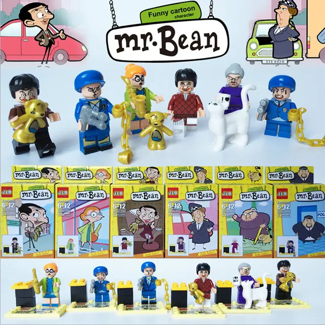Buy 6pcs Funny Cartoon Movie Character Mr Bean