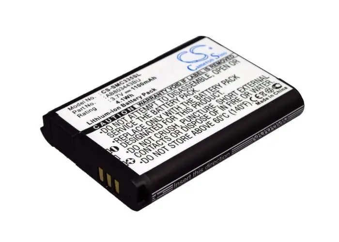 Аккумулятор Cameron Sino AB803443BU для SAMSUNG Xcover 2 C3350 II GT-C3350 (1100 мАч) | Мобильные телефоны и