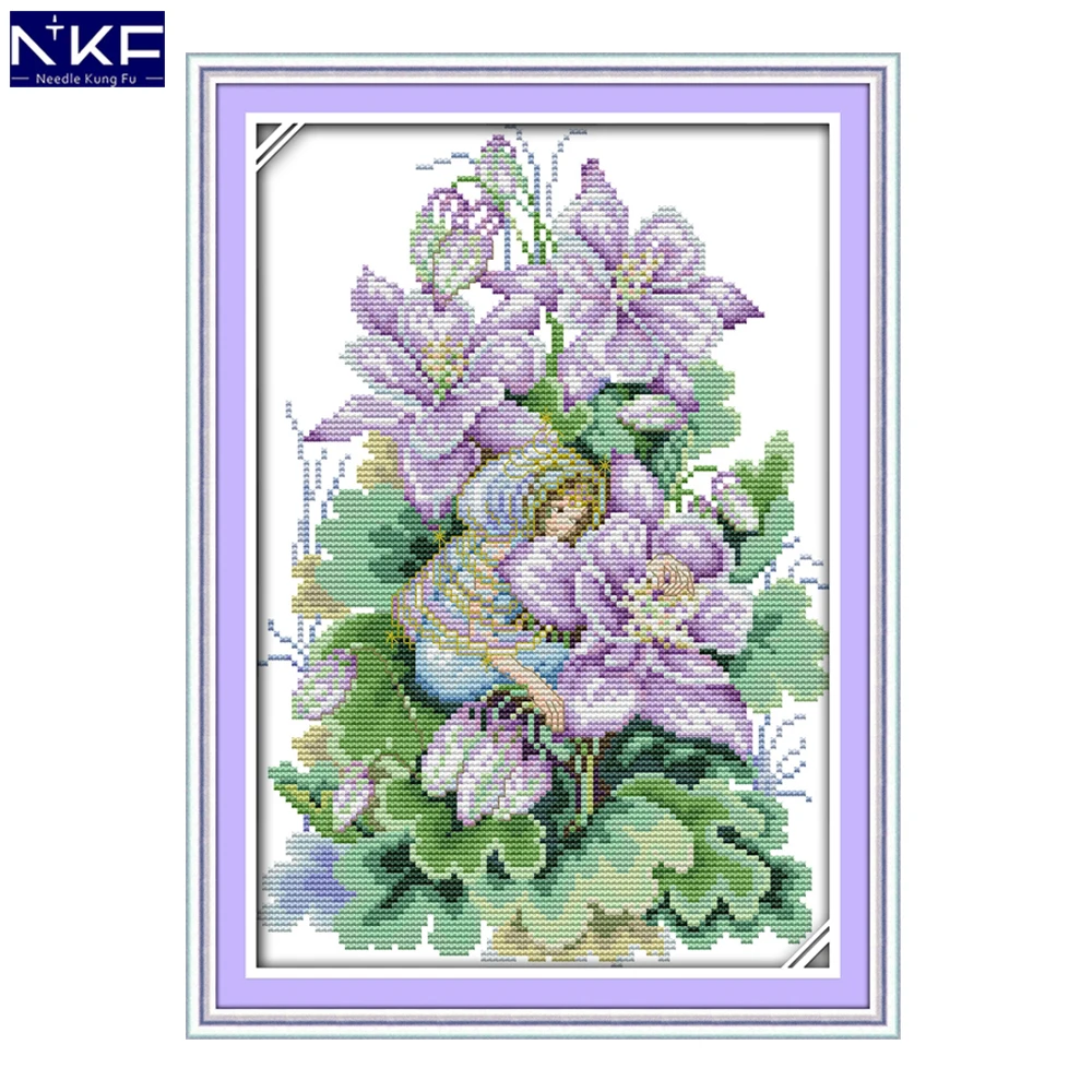 Набор для вышивки крестиком NKF A Magnolia Spirit 11ct 14ct домашнего декора | Дом и сад