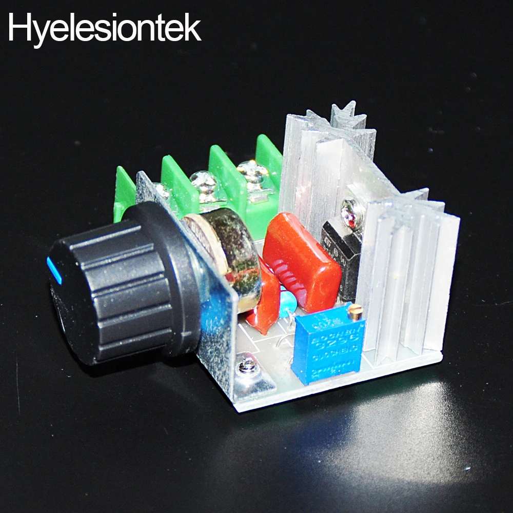 

220V 2000W Adjustable Speed Controller AC SCR Motor Voltage Regulator Dimmers Heater Thermostat Spannungsregler Temperaturregler