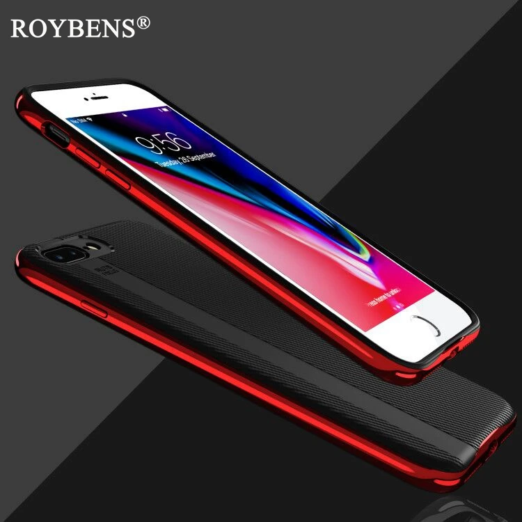 

Luxury Phone Case For Apple iPhone 7 Plus Hard Shell Hybrid Shockproof Slim Rugged Case For iPhone 8 8 Plus iPhone X Cases Cover