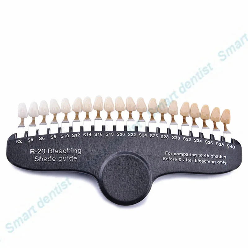 2016 Dental Dental Teeth whitening shade guide Dental Pan 