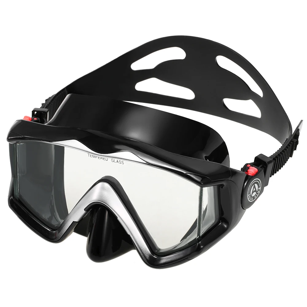 

Three-window Panoramic Snorkeling Scuba Dive Mask Anti-fog Snorkeling Goggles Mask Glasses