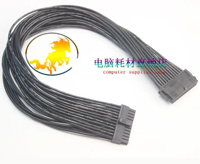 

10pcs/lot---For HP PSU Motherboard 3.0mm Mini 24P Male to Female M/F Power Cable Cord 18AWG Wire 0.35M