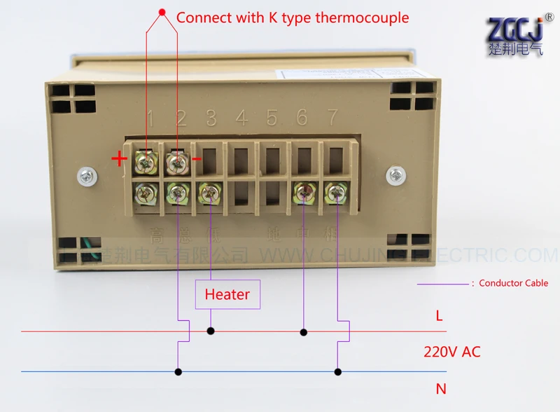 K 0 1300 градусов Φ регулятор температуры типа TDW 2001 с ручкой|temperature controller|temperature