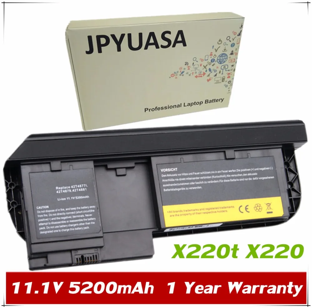 

7XINbox 11.1V 5200mAh Battery For Lenovo ThinkPad X220t X220 Tablet 0A36285 0A36286 42T4877l 42T4879 42T4881