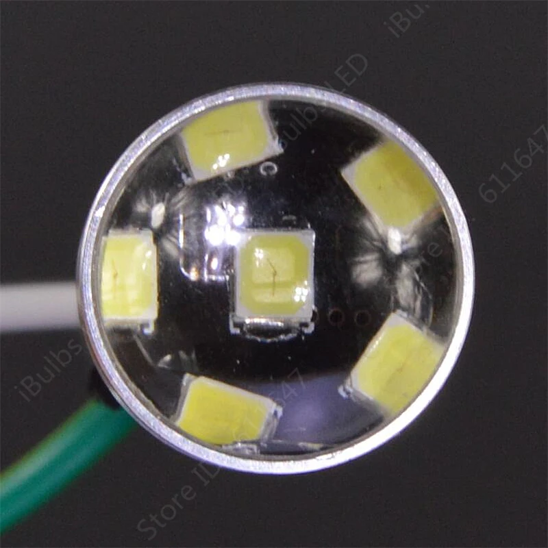 100 шт. большая акция Белый 1156 P21W 6 светодиодный 2835 проектор SMD Автомобильный источник света для автомобиля резервный Обратный парковочный фонарь лампа DC12V