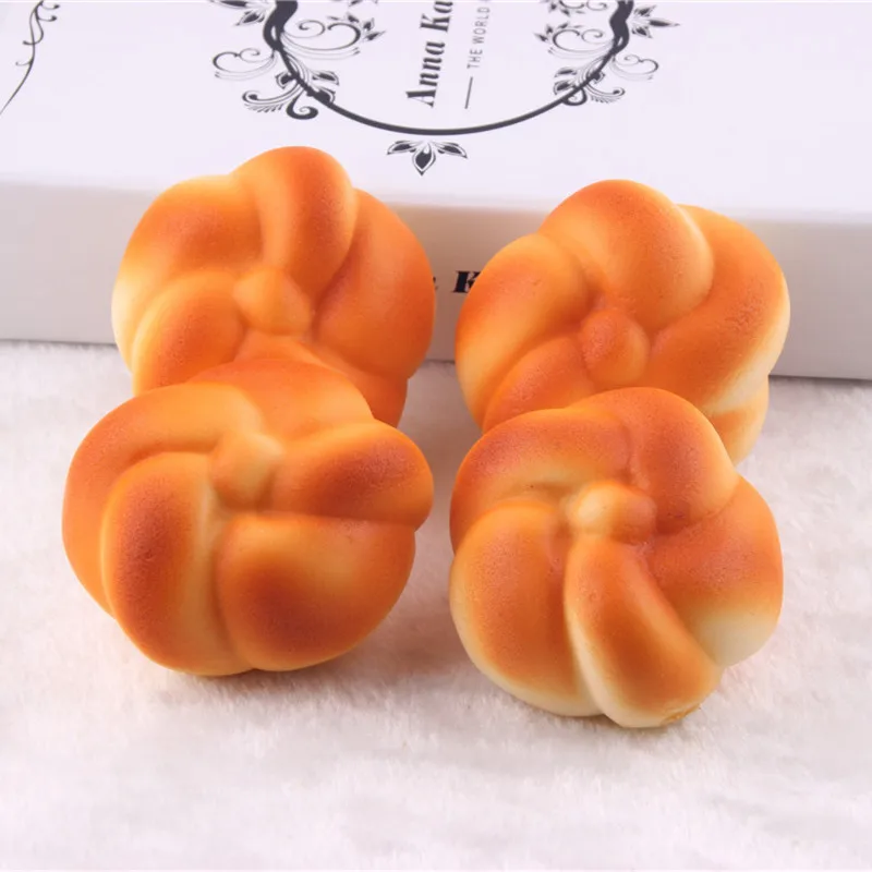 Мягкий сжимаемый ароматизированный хлеб Jumbo PU Kawaii медленно восстанавливающий