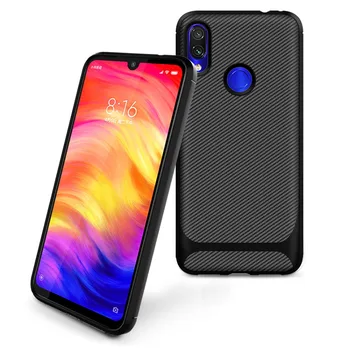 

Slim Tpu Phone Cover For Xiaomi Redmi Note 7 Mi 9 Luxury Silicone Soft Carbon Fiber Protective Case Shockproof Cover