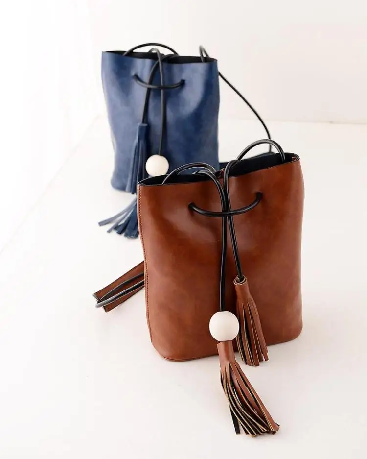 2016 пу кожаные сумки кисточкой Bolsa Feminina женщины сумки мода дамы женщины марка кроссбоди