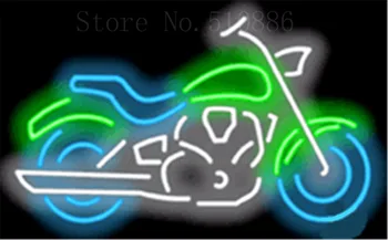 

19*15" Motorcycle NEON SIGN REAL GLASS BEER BAR PUB LIGHT SIGNS store display Packing occasional Bulbs home Advertising Lights