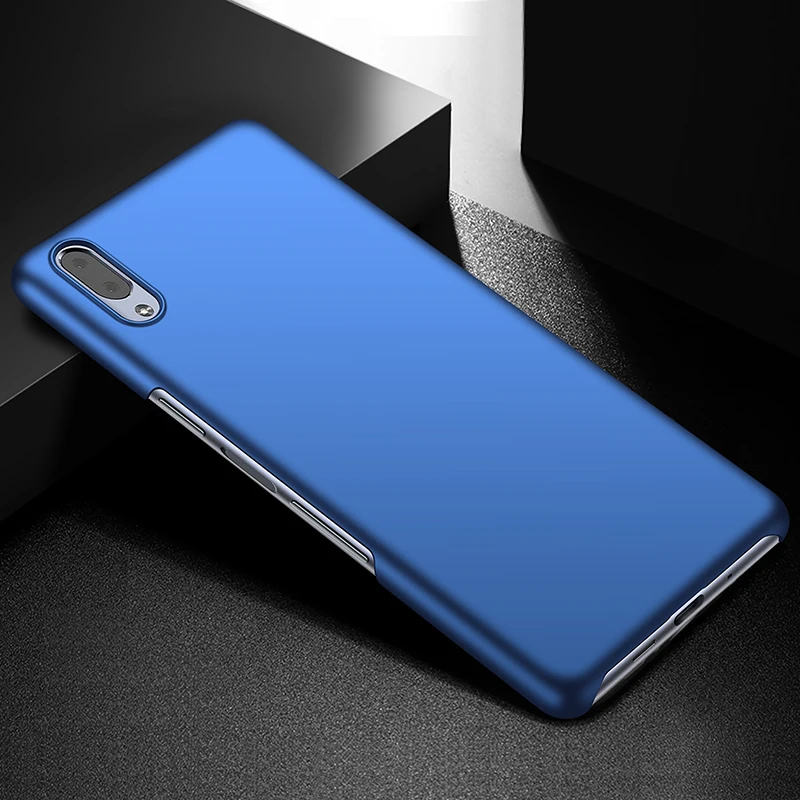 YueTuo Coque, чехол, для sony Xperia L3 L2 L1 E5, Роскошный Жесткий чехол для телефона sony X Compact back - Цвет: Blue