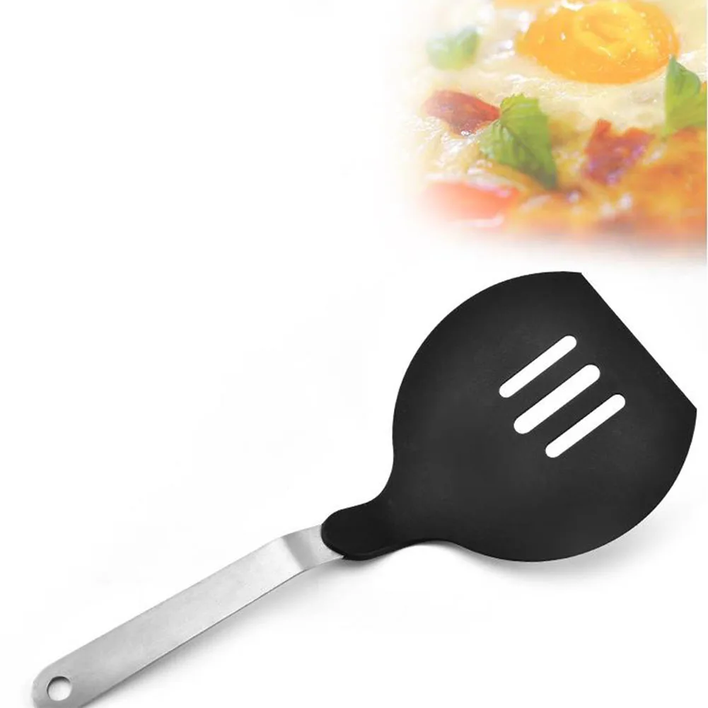 

Portable Practical Non Toxic Spatula Heat Resistant Durable Stainless Steel Kitchen Shovel Cooking Tools Home Omelette Non-stick
