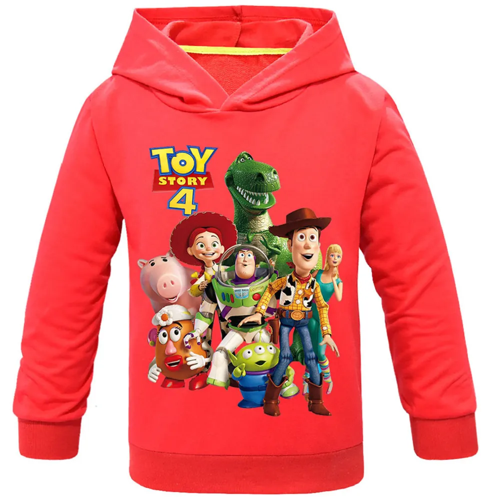 Toy Story 4 Baby Boys Cotton hoodies Clothes Kids costume Cartoon Toy hoodies Clothes for girls and boys Sweatshirt