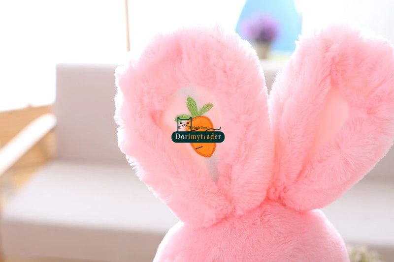 Dorimytrader New Lovely 150cm Huge Soft Cartoon Rabbit Plush Doll Stuffed Anime Bunny Toy Animals Pillow Baby Gift 59inch DY61688(8)