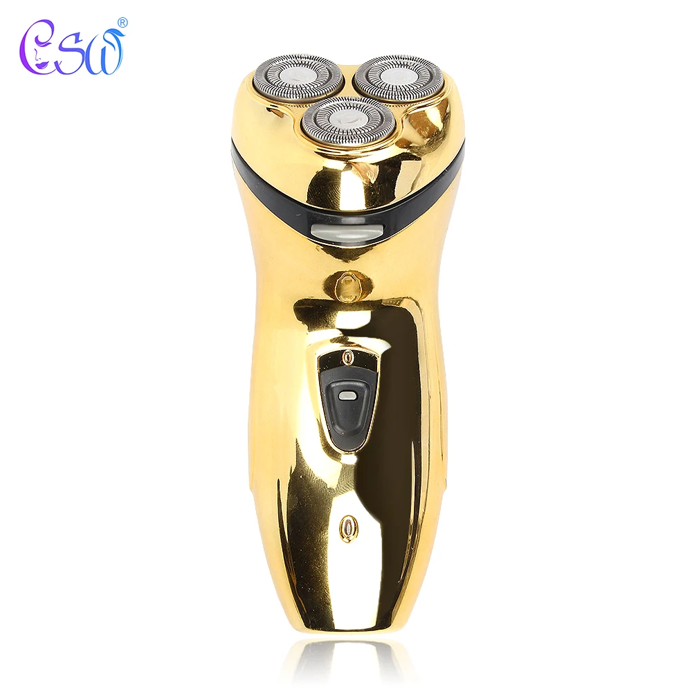 

CSW Three Floating Razors Multifunctional Electric Rechargeable Triple Blade Professional Clean Face Hairs Rotary Long Standby