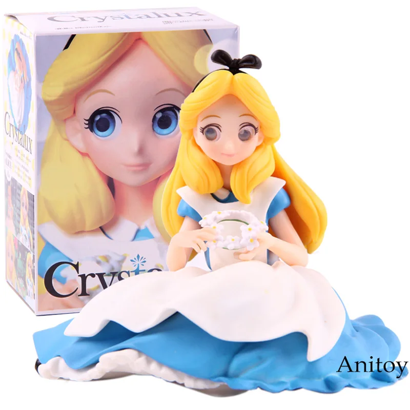 

Q Posket Princess Doll Crystalux Alice in Wonderland Figure Action PVC Collectible Model Toy