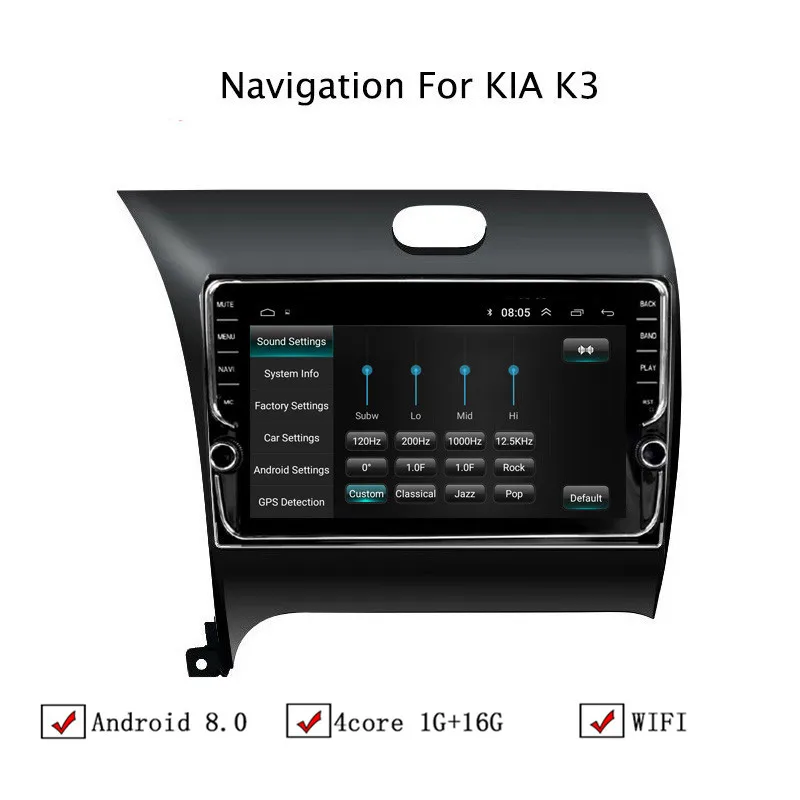 NAVITOPIA 9 дюймов автомобильный мультимедийный плеер Andriod 8 1 gps навигация для Kia K3 2013