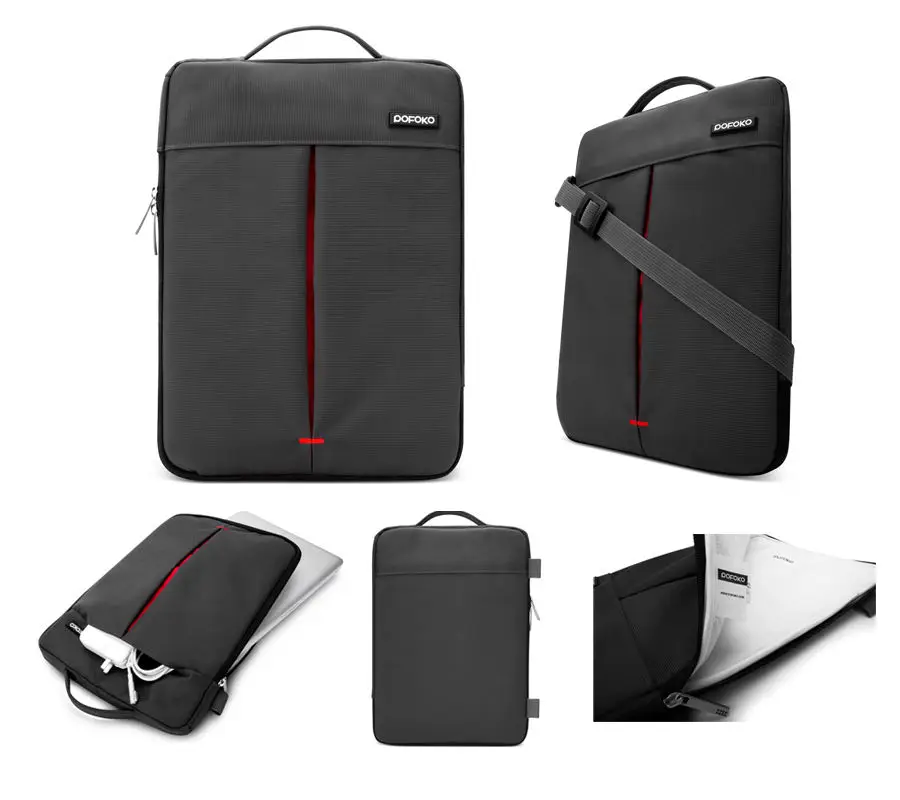 Водонепроницаемый Crushproof 11,6, 12,1, 13,3, 14,1, 15,6 дюймов ноутбук сумка для ноутбука для мужчин женщин портфель-сумка на плечо