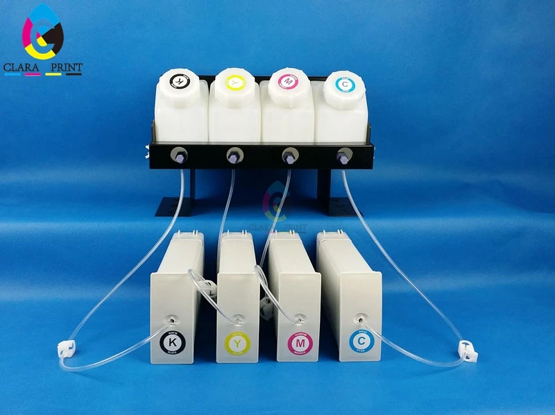 (4 бочки + 4 картриджа) объемная система чернил для принтера Roland Mutoh Mimaki непрерывная система чернил поставщика
