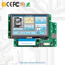 Beijing stone 3.5" RS232/RS485/TTL/USB interface lcd display with Cortex CPU and high brightness tft lcd module