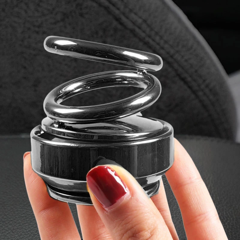 

Car Accessories Rotating Aromatherapy Perfume Gift Mini Flavoring In Car Air Freshener Automobiles Perfume Decor Double Loop