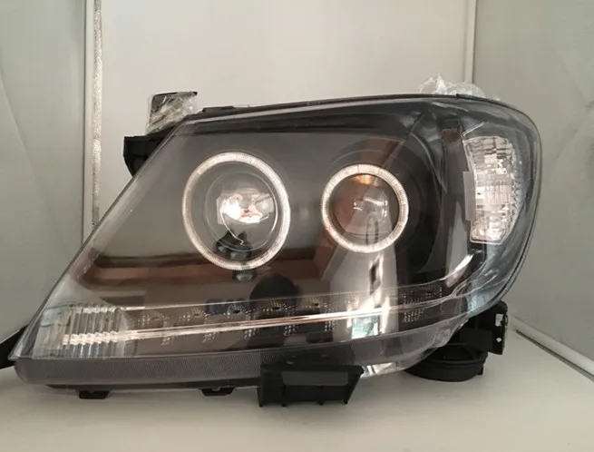 Автомобильный Revo головной свет для Toyota Hilux фары 2008- Vigo светодиодный фары с ксеноновыми линзами и DRL Передняя лампа