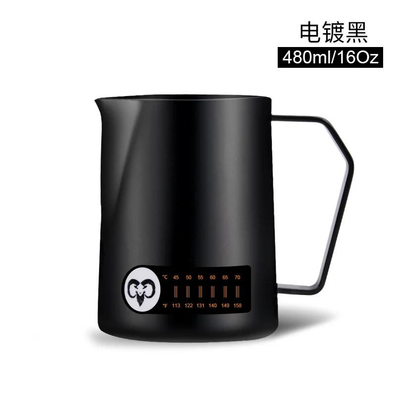  Fantastic Kitchen Stainless Steel Milk frothing jug Espresso Coffee Pitcher Barista Craft Coffee La - 32990744676