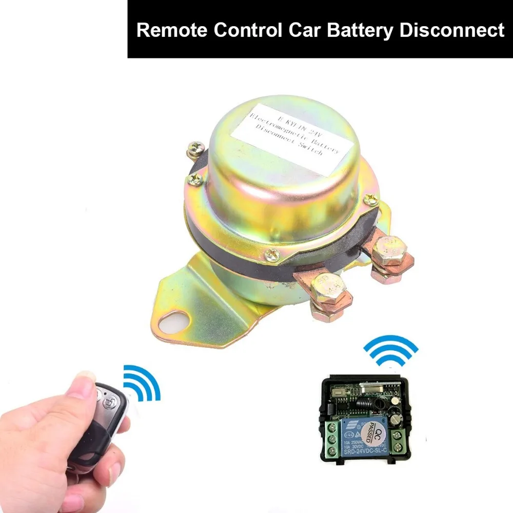 Car Remote Control Battery Switch Disconnector DC 24V