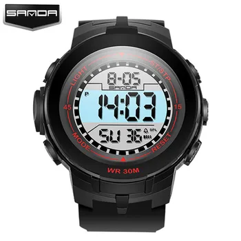 

SANDA LED Digital Watches Women Fashion Watch 2017 Sport Wrist Watches Ladies Famous Brand Clock Relogio Feminino Montre Femme