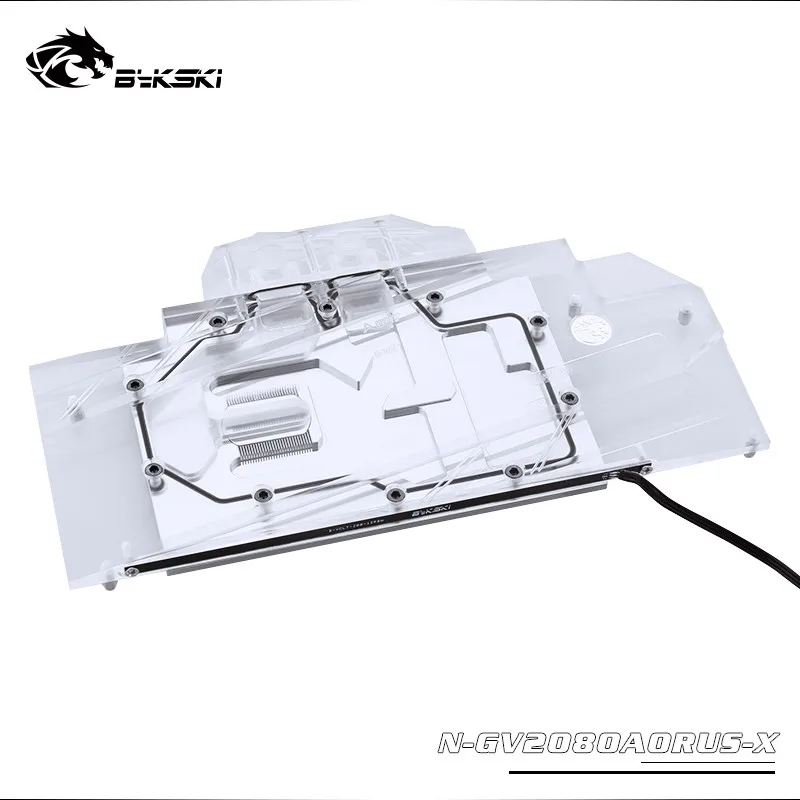 Bykski водный блок для GIGABYTE AORUS RTX2080 Xtreme 8G/N2080AORUS/2070 медный радиаторный блок с полным покрытием/RGB светильник AURA