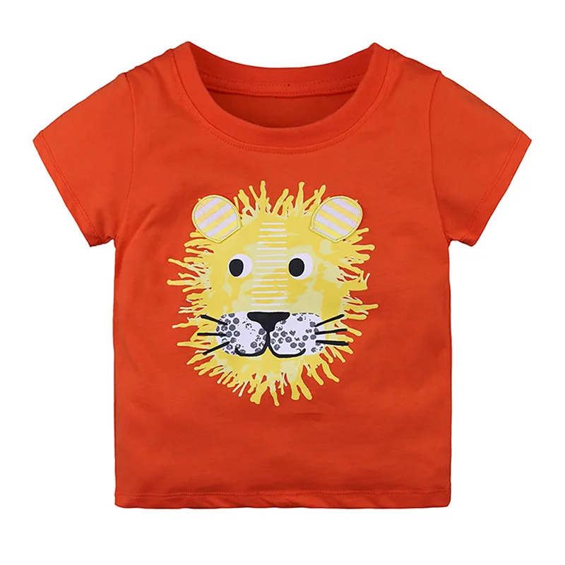 

Short Sleeves T-Shirts For Boys Girls Tees T-shirt Kids Baby Girl Tops 2-8 Years Designs