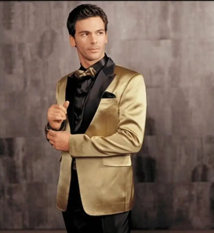 2017 Top Design Gold Man Two Peces One On Suit Modern Mens 2017 Top Design Gold Man Two Peces One On Suit Modern Mens Wedding Suits In From Weddings Events Aliexpress Alibaba Group
