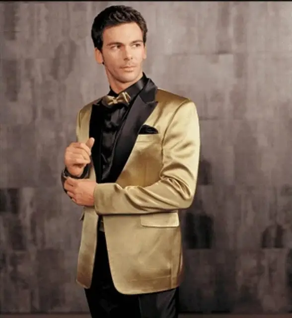 2017 Top Design Gold Man Two Peces One On Suit Modern Mens 2017 Top Design Gold Man Two Peces One On Suit Modern Mens Wedding Suits